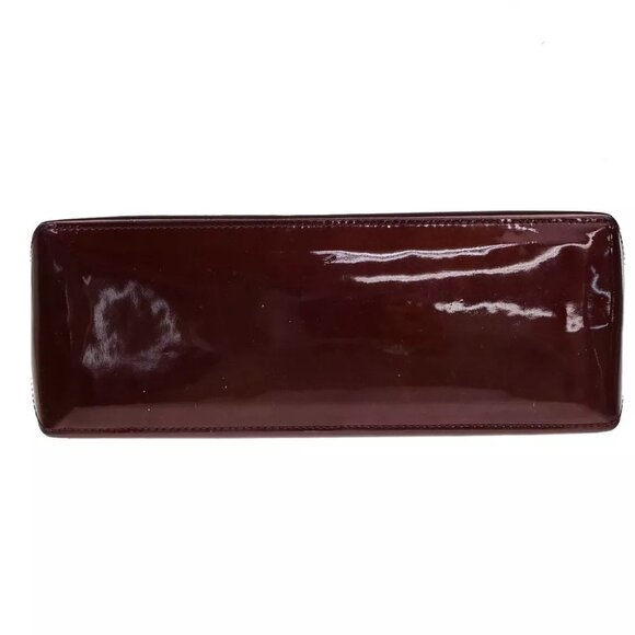 LOUIS VUITTON Wilshire PM Hand Bag Monogram Vernis Rouge Fauviste - Picture 5 of 14